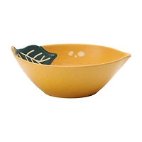 Hometrends Lemon Bamboo Melamine Figural Bowl Assorted Colour, 6in 1pc, LEMON FIGURAL BOWL