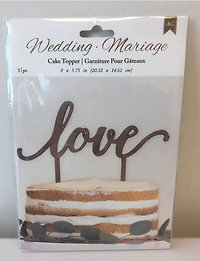 Figurine gateau LOVE