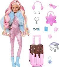 Barbie Extra Fly Poupée Voyage, tenue de neige