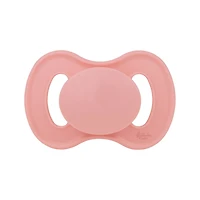 Lot de 2 sucettes Lullaby Planet | Adorable design rond en latex | Design fonctionnel à la mode et confortable | Brise Corail Rose & Lavande | 6-18 mois