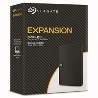 Disque dur externe portable Seagate Expansion 1 To - USB 3.0, pour Mac et PC avec services et logiciels de récupération (STKN1000400)