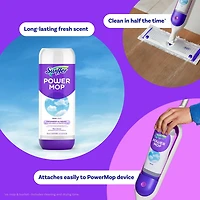 Solution nettoyante pour planchers Swiffer PowerMop, parfum Frais 1,5L