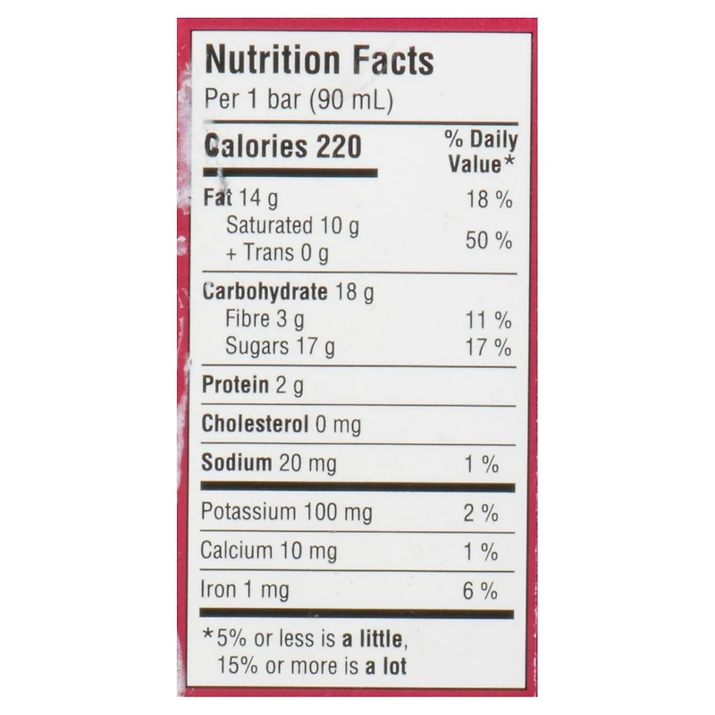 Snö Framboises croquantes barres à base de plantes