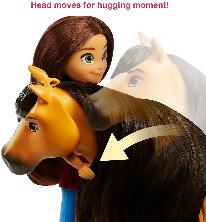 Spirit Untamed Nuzzle & Play Lucky Doll & Spirit Horse