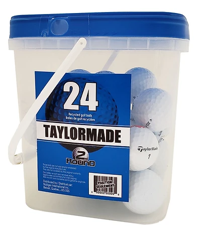 TaylorMade Recycled Golf Balls, pack of 24, by Mulligan