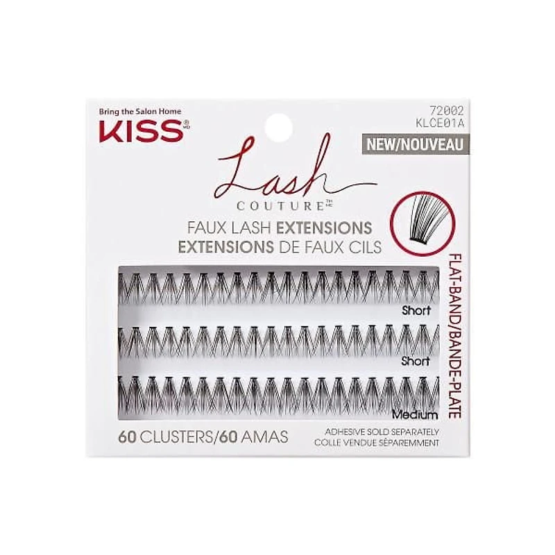 KISS Lash Couture - False Eyelashes - Venus - 12mm-14mm-16mm - 60 Clusters, KISS False Eyelashes