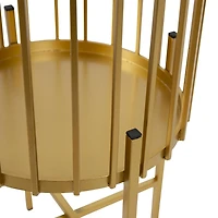 Encino Metal Plant Stand Gold
