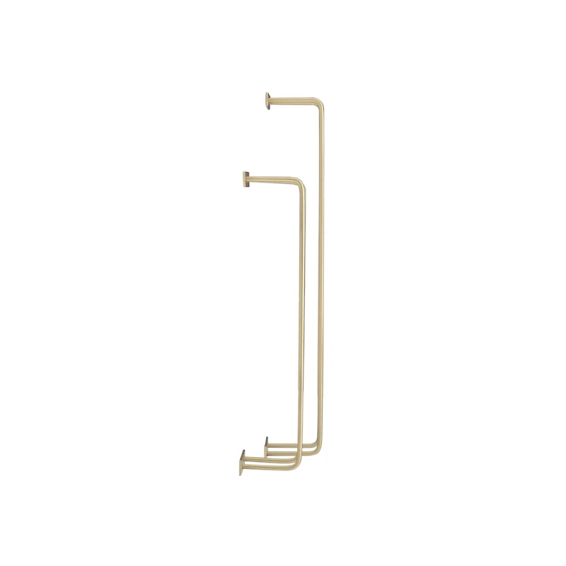 Cody Metal Towel Rack, Gold (2 Pack)