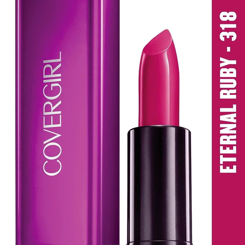 COVERGIRL Exhibitionist Crème Lipstick, Formulated with Shea Butter, Avocado, Coconut & Omega Oils for 24HR Hydration, 100% Cruelty-Free