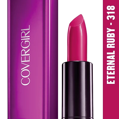 COVERGIRL Exhibitionist Crème Rouge à lèvres, formulé avec du beurre de karité, des huiles d'avocat, de noix de coco et d'oméga pour une hydratation 24 heures, 100 % sans cruauté envers les animaux