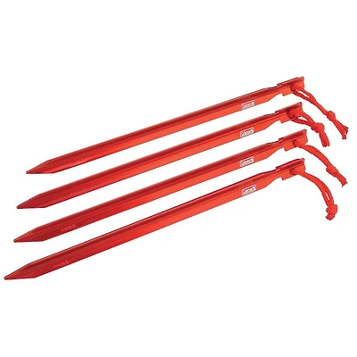 Coleman 9" Heavy Duty Tent Stakes, 4 Pack