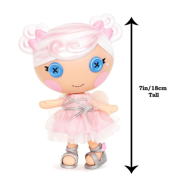 Petite poupée Lalaloopsy - Breeze E. Sky  avec nuage comme animal de compagnie, poupée-ange de 7 po (17,78 cm) avec ailes, tenue rose et chaussures amovibles, dans un emballage de jeu de maison réutil