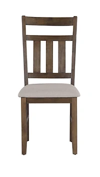 Chaise d'appoint Padilla, Marron (Lot de 2)