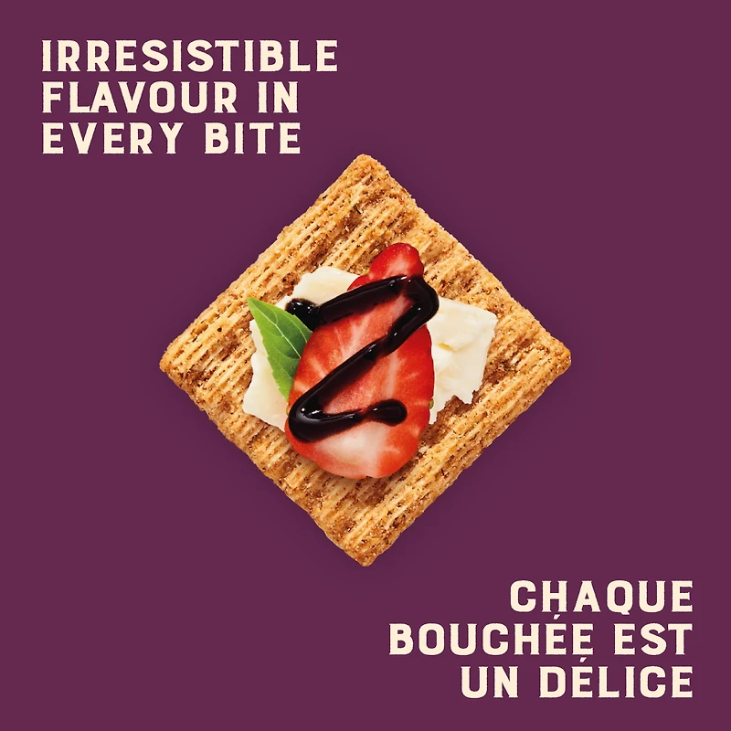 TRISCUIT Vinaigre Balsamique et Basilic Craquelins 200 g