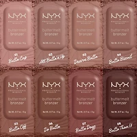 Buttermelt Powder Bronzer NYX Professional Makeup, 12hr wear, Infused with Shea Butter