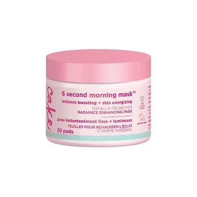 Cake 6 Second Morning Mask -Radiance Enhancing Pads