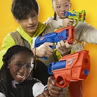 Nerf N Series Triple Action Pack, 3 Blasters, 12 Nerf N1 Darts Compatible Only with Nerf N Series Blasters, Ages 8 and up