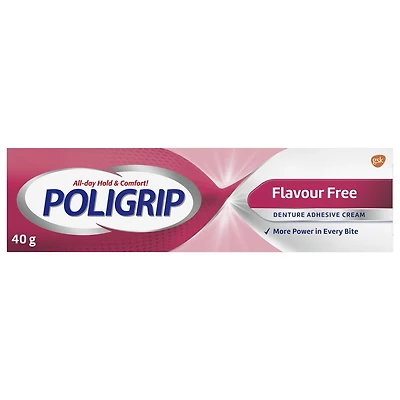 Poligrip Nature Crème adhésive pour prothèses dentaires 40 g