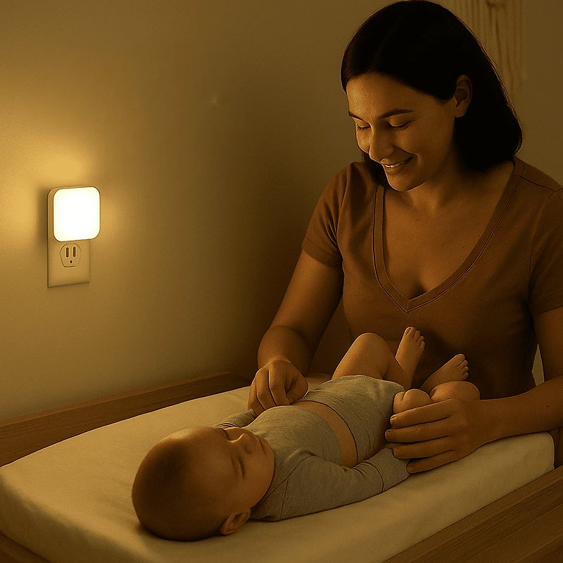 Lomi, veilleuse LED avec capteur crépusculaire, à brancher, lot de 2 Lomi Lot de 2 veilleuses