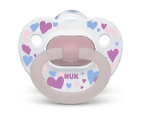NUK Orthodontic Pacifiers, 6-18 Months, 2-Pack