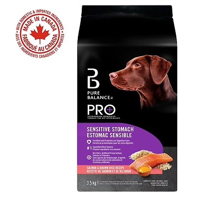Pure Balance Pro+ Sensitive Stomach, Salmon & Brown Rice Recipe Dry Dog Food, 100 g, 3.5 kg, 7 kg