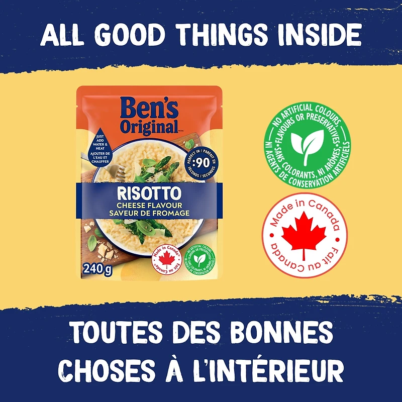 BEN’S ORIGINAL Risotto au Fromage, Sachet de 240g Ben's Original Risotto au Fromage