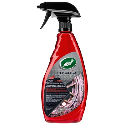 Turtle Wax Hybrid Solutions Nettoyant pour roues et pneus hyper mousse Nettoyant pour pneus