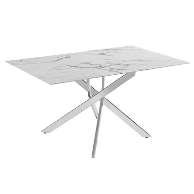 Table de salle à manger Canadian Genesis en marbre 63