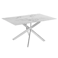 Canadian Genesis Marble 63 Dining Table