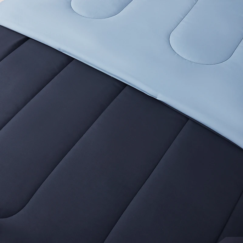 Mainstays Couette Marine Reversible Double/Grand MAINSTAYS PL EDREDON BLEU DBL/GRD