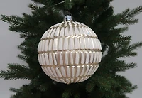 150MM SHATTERPROOF ORNAMENT - MATE GOLD