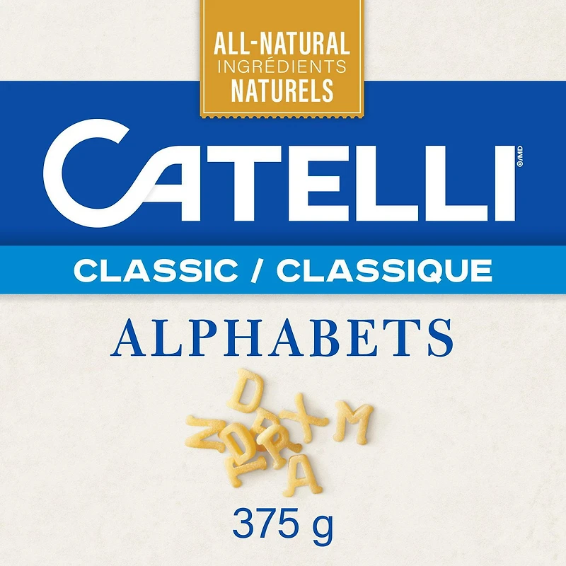 Catelli Classic, Alphabets Pasta, 375 g
