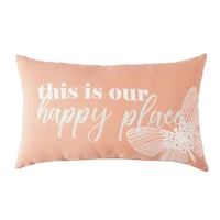 Lot de 2 coussins décoratifs Happy Place