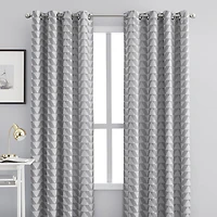 Panneau de rideau à œillets filtre à lumière Lys de hometrends