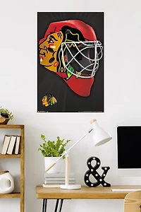 Smile Face - Mushroom Wall Poster, 22.375" x 34"