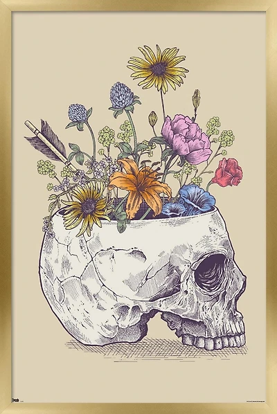 Rachel Caldwell - Crâne de fleur