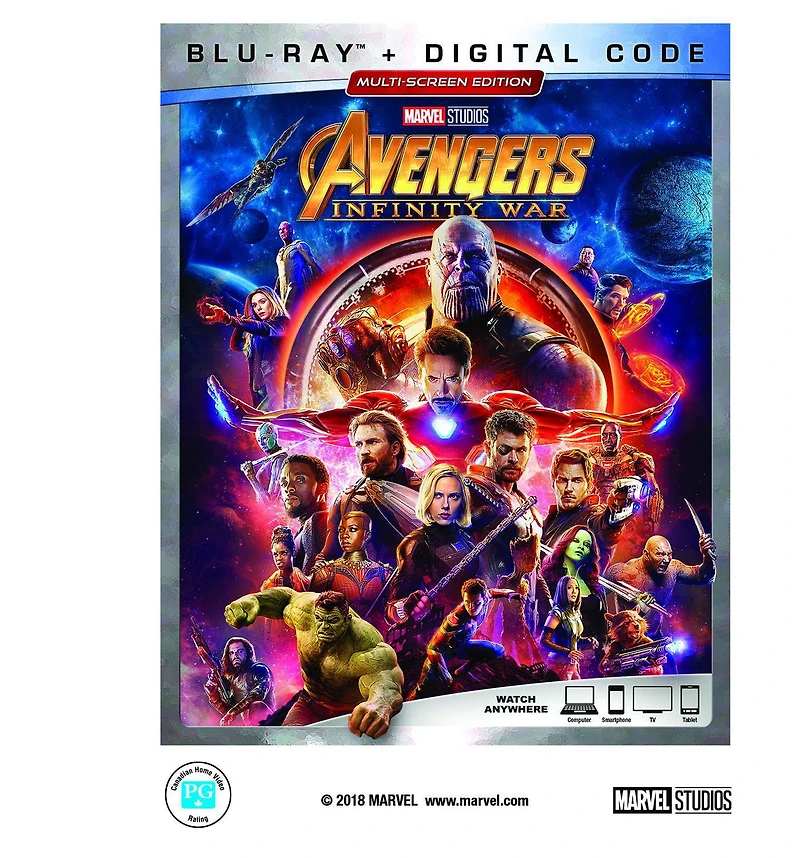 Avengers: Infinity War  1-Disc BD Multi-Screen Edition (BD+DIGITAL CODE)