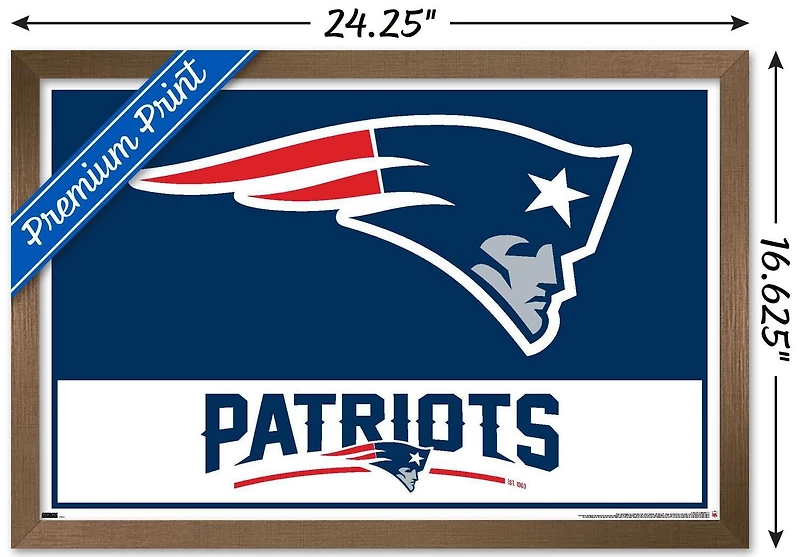 NFL New England Patriots - Logo 21 Wall Poster