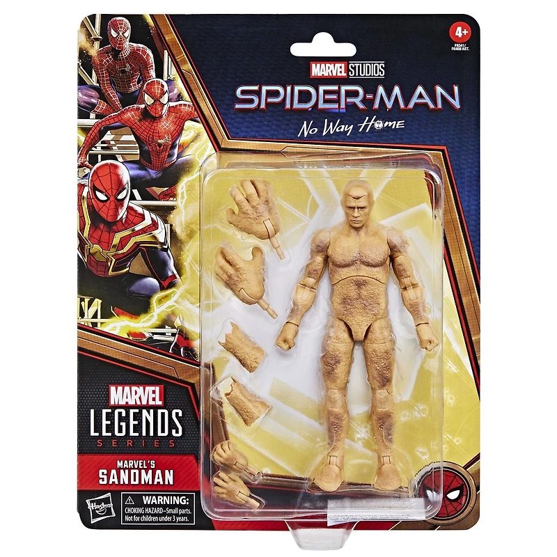 Hasbro Marvel Legends Series, figurine articulée de collection Marvel's Sandman de 15 cm de Spider-Man : Sans retour, à partir de 4 ans