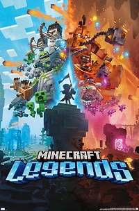 Minecraft: Legends - Key Art Wall Poster, 22.375" x 34"