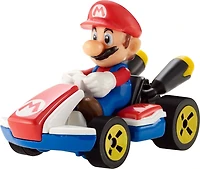 Véhicule Mario Standard Mario Kart Hot Wheels en métal moulé sous pression à l’échelle 1:64