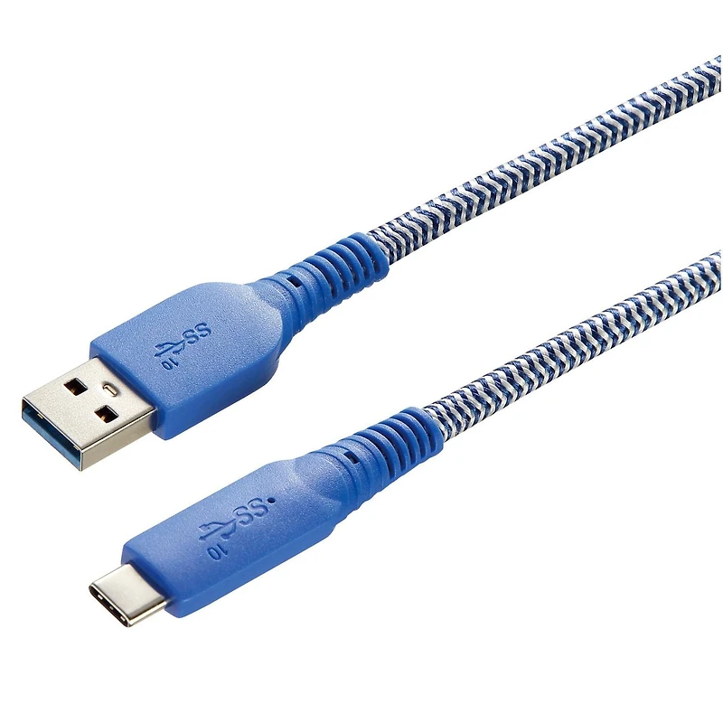 blackweb 3 FT USB-A to USB-C 3.1 3-Foot Charge and Sync Cable with Durable Braided Cable