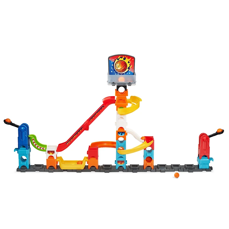 VTech® Marble Rush 3-Point Launch Set avec mini panier de basket - 4+ Ans VTECH MARBLE RUSH 3 POINT LAUNCH SET BI