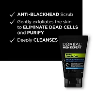 L'Oreal Paris Men Expert Face Scrub, Pure Charcoal Anti-blackhead Scrub