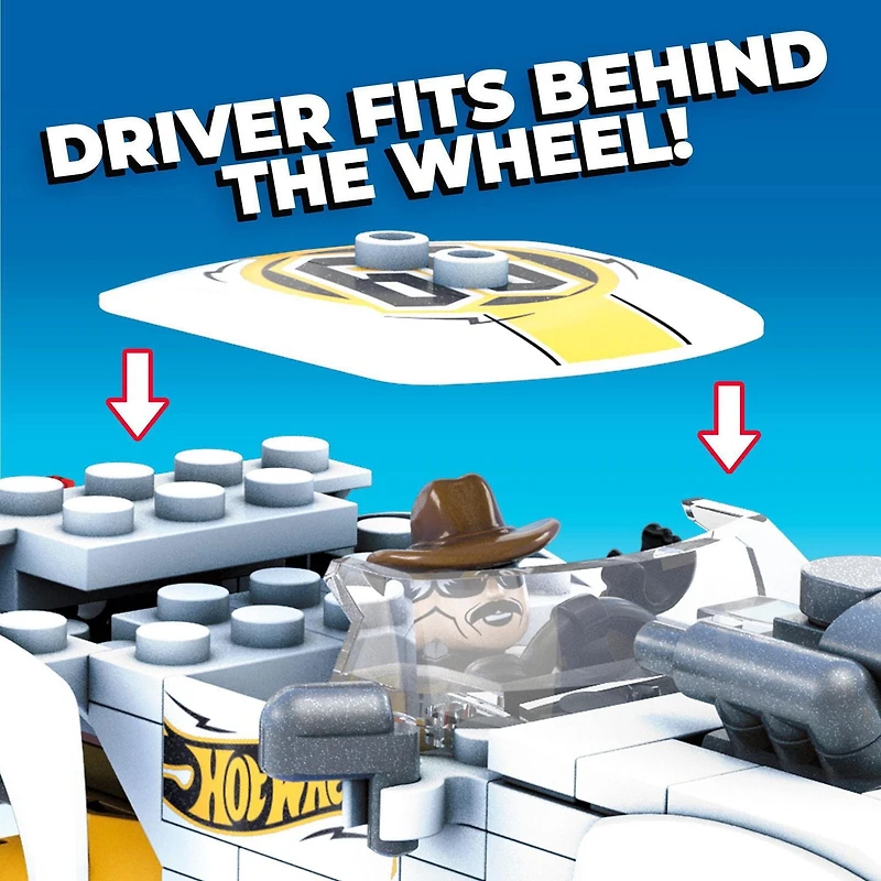Coffret de construction Rodger Dodger Hot Wheels - 110 Blocs