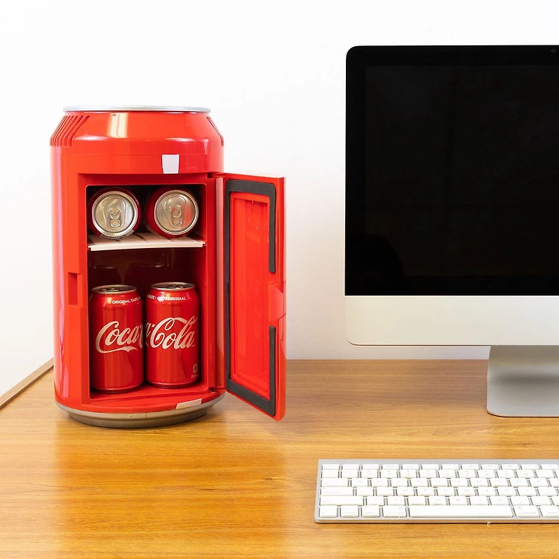 Coca-Cola Can Cooler, refroidisseur portable pour canettes, idéal pour la maison, le bureau et en déplacement