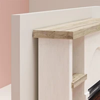 Mr. Kate Winston Fireplace Mantel with Built-in Bookshelves