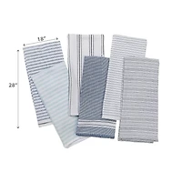 IH Casa Decor Terry Kitchen Towels Asstd - Set of 6