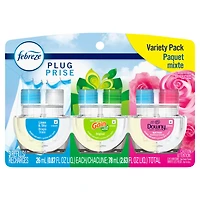 Febreze Plug In Air Freshener, Odor-Fighting Scented Oil Refill, Base Mix, 3 Refill, 77.7ML