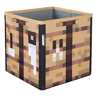 Minecraft Set of 2 Fabric Storage Boxes - Creeper Head/Crate<br>